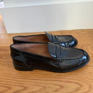 Madewell Penny Loafers - Black Leather Size 7